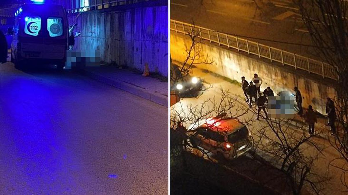 Küçükçekmece'de kan donduran cinayet! Silahla vurup 3 metrelik duvardan aşağıya attılar