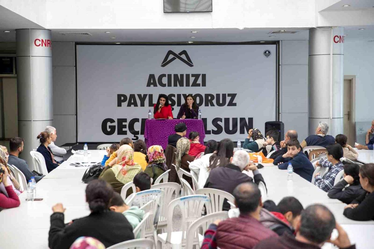 Mersin\'de depremzede kadınlar unutulmadı