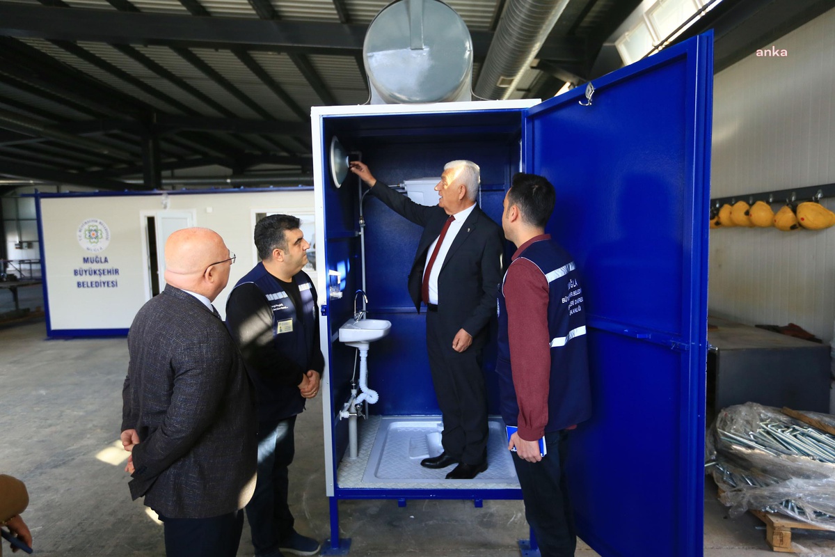 Muğla Büyükşehir Belediyesi, Seyyar Tuvalet Üretimine Başladı