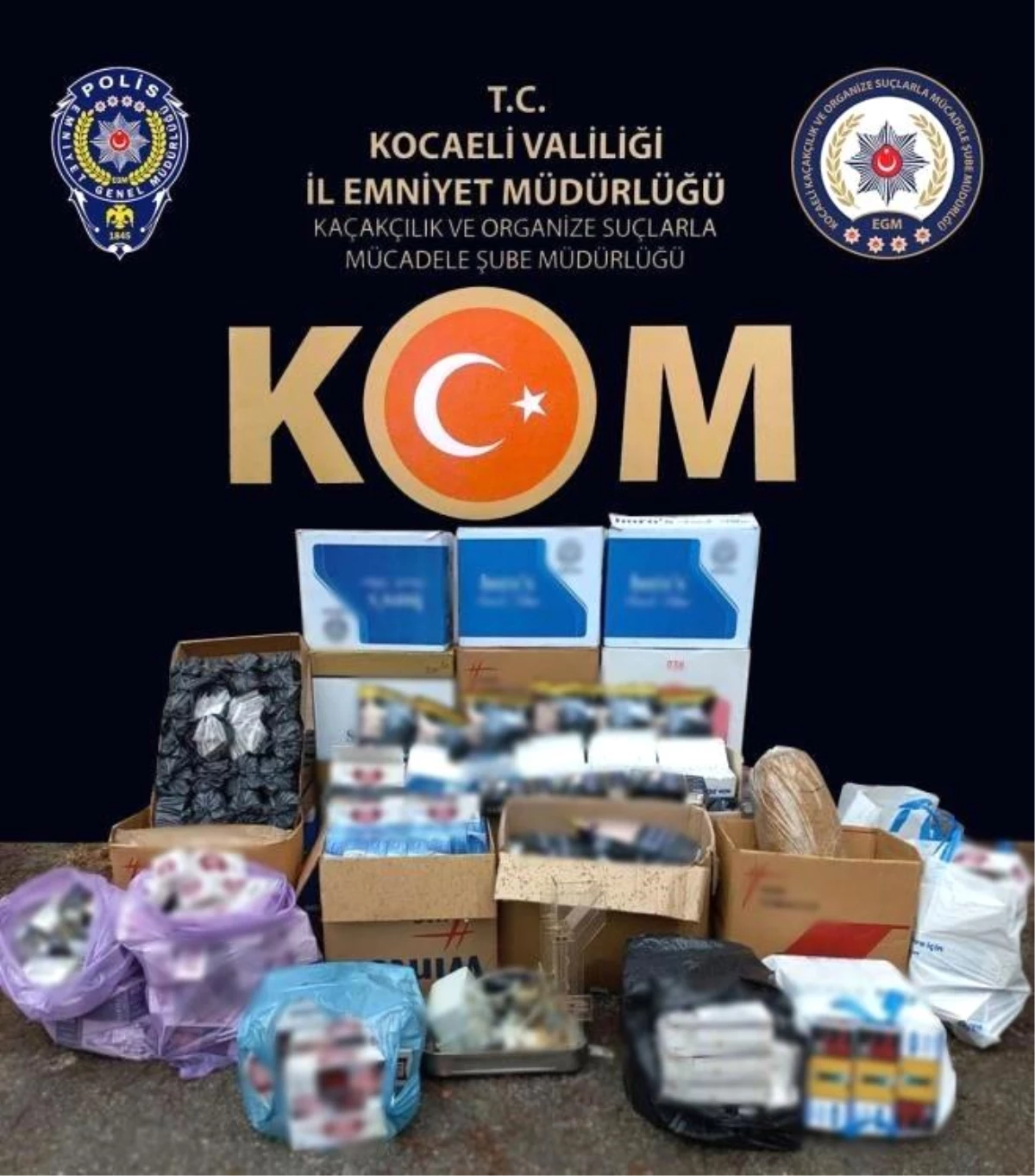 Polis ekiplerinden kaçakçılara darbe