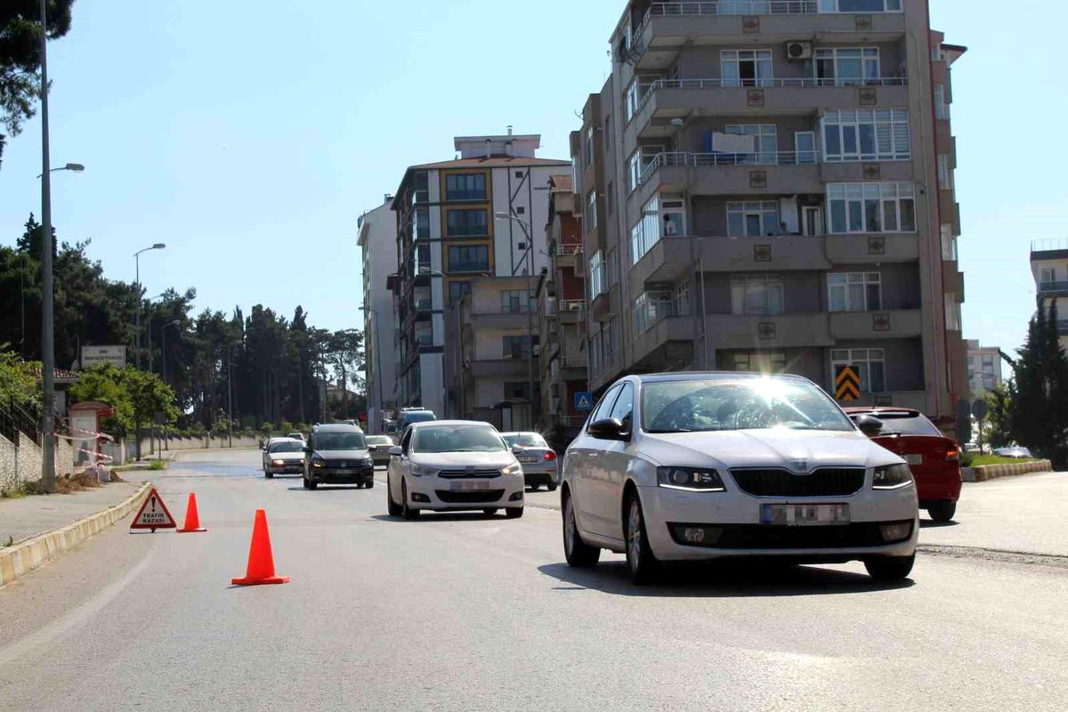 Sinop\'ta 14 bin 892 araç denetlendi, 468 sürücüye ceza kesildi