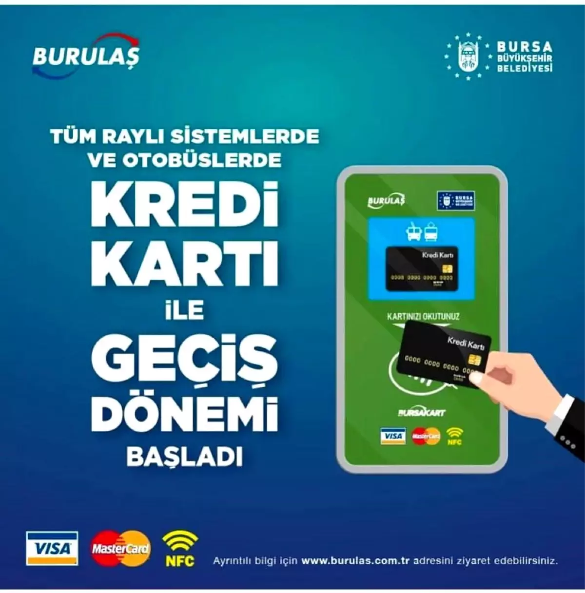 Toplu ulaşımda \'temassız\' dönem