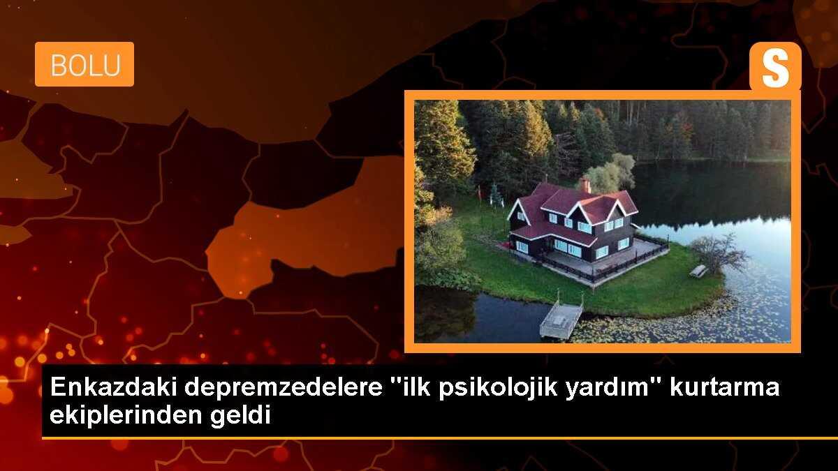 Enkazdaki depremzedelere "ilk psikolojik yardım" kurtarma ekiplerinden geldi