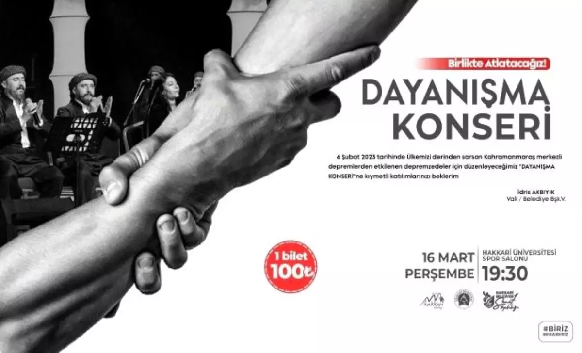 Hakkari\'de depremzedeler için \'dayanışma konseri\' düzenleniyor