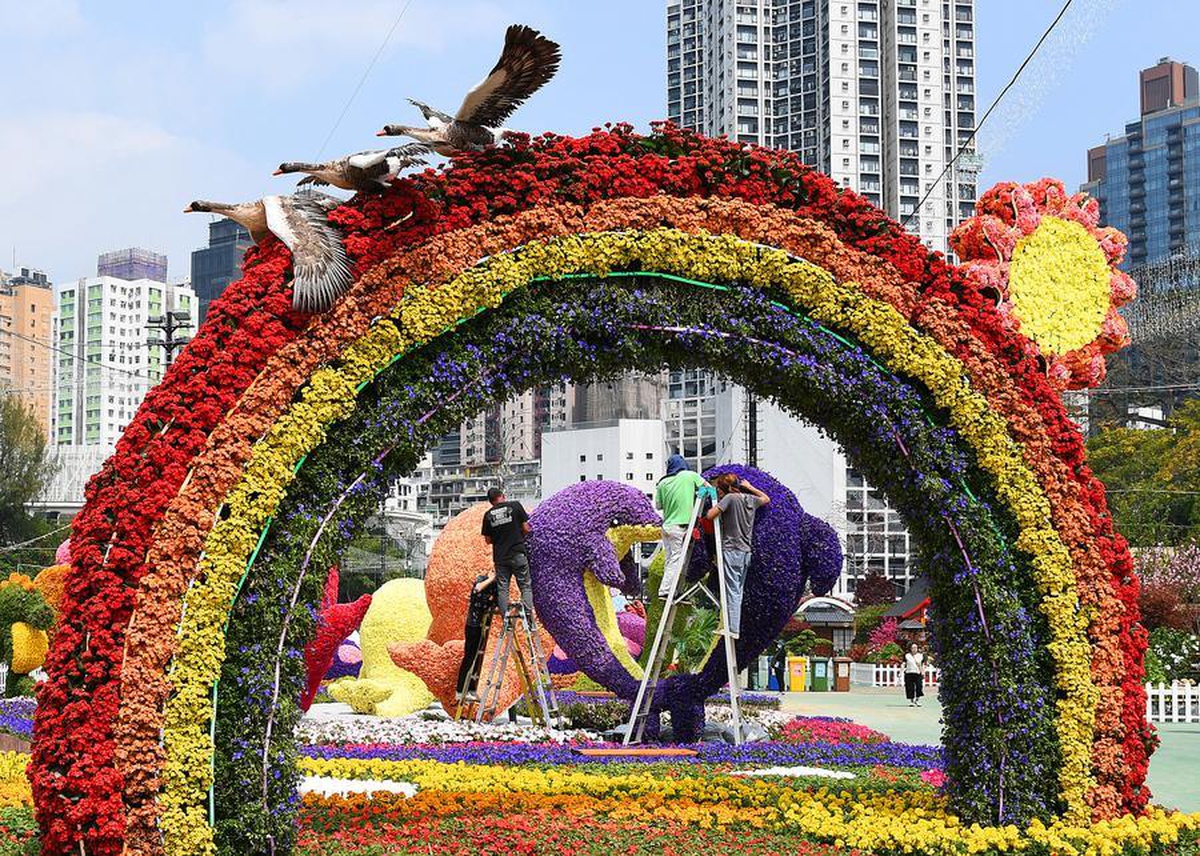 Hong Kong, Çiçek Festivali\'ne Hazırlanıyor