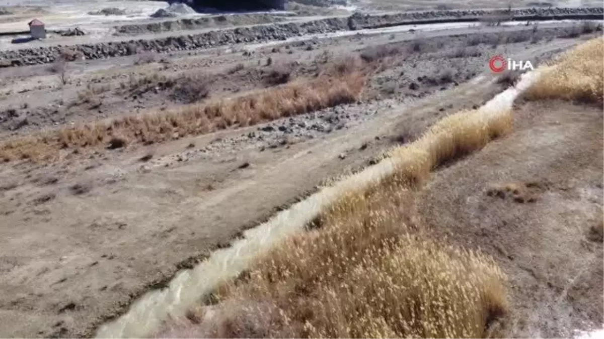 Iğdır\'da karlar erimeye başladı, akarsu debileri arttı