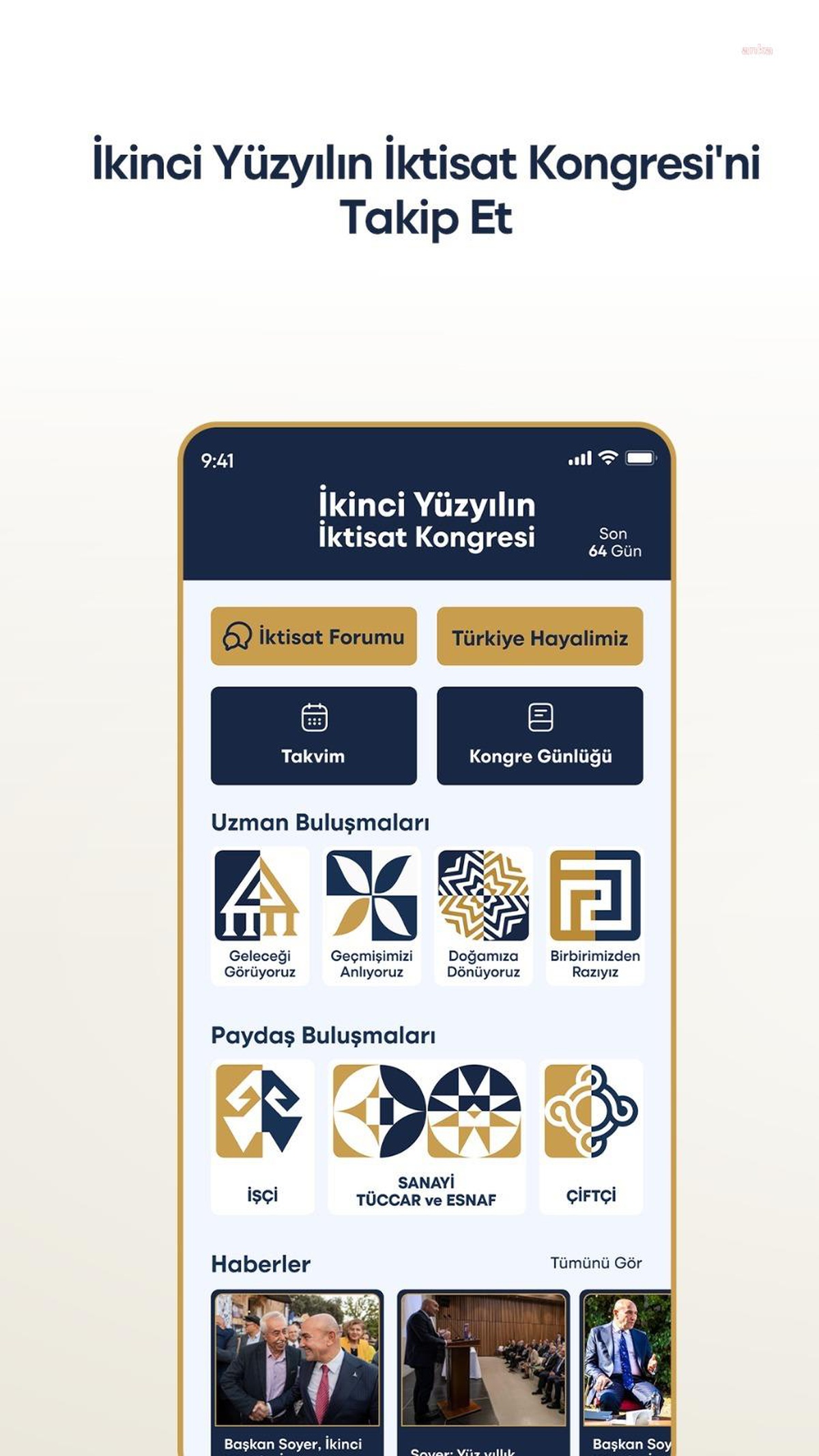 İkinci Yüzyılın İktisat Kongresi\'nin Mobil Uygulaması Yayında