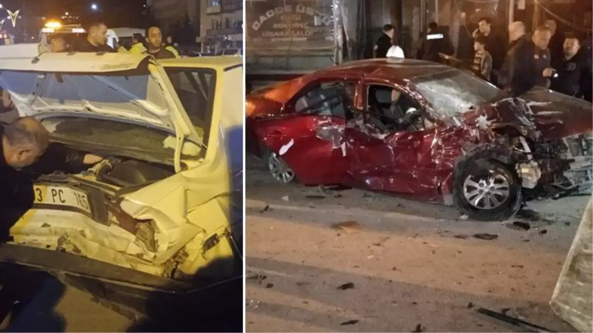 16 yaşındaki sürücü, park halindeki iki araca çarptı: 1 ölü, 4 yaralı