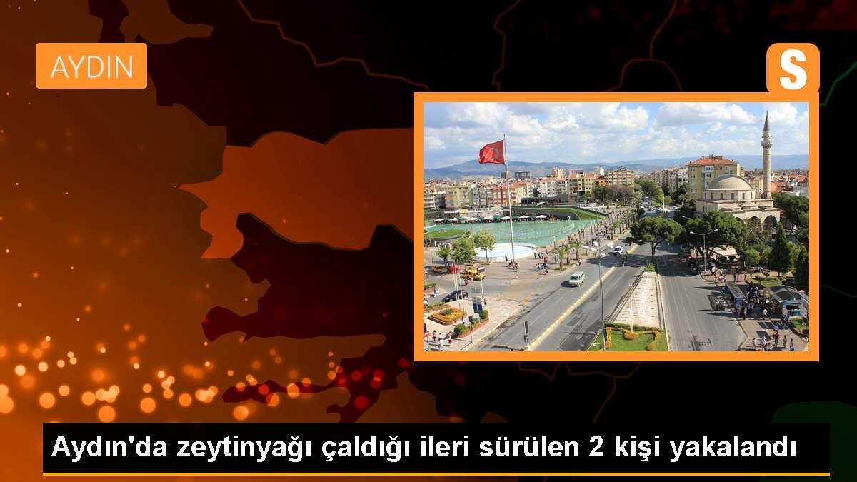 Aydın\'da zeytinyağı çaldığı ileri sürülen 2 kişi yakalandı