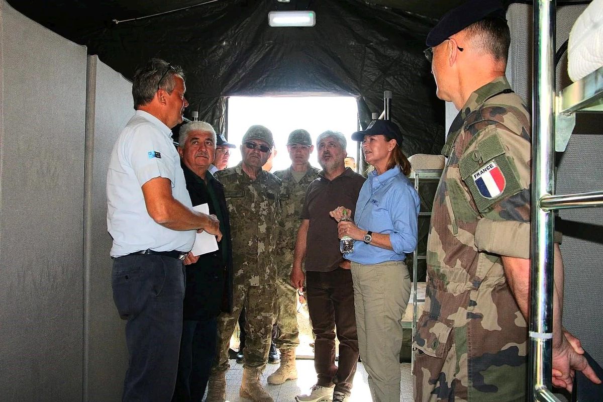 Bakan Akar, NATO Destek Ajansı Genel Müdürü Cummings\'i kabul etti