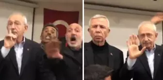Cumhurbaşkanı adayı Kemal Kılıçdaroğlu, deprem bölgesi ziyaretinde slogan atanları eliyle susturdu