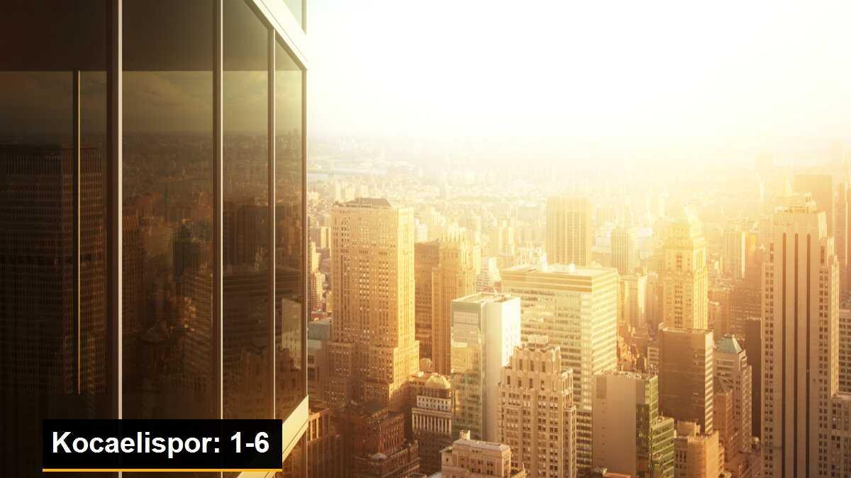 Kocaelispor: 1-6