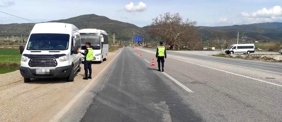 Aydın jandarmasından trafik denetimi