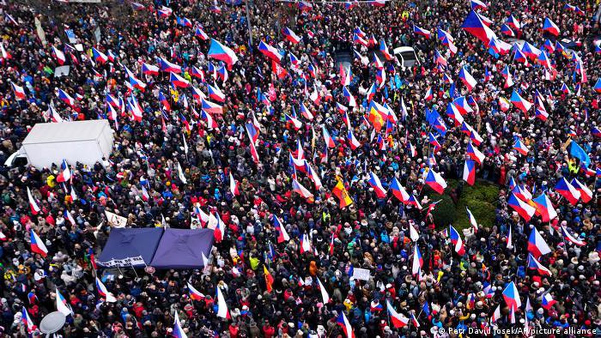 Çekya\'nın başkentinde "yoksulluk" protestosu