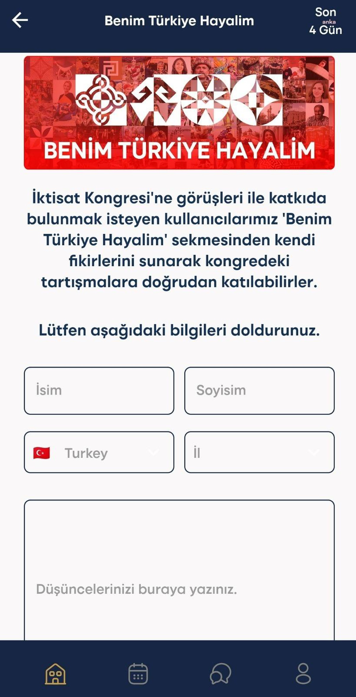 Cumhuriyetin İkinci Yüzyılı, "Benim Türkiye Hayalim" ile Şekillenecek