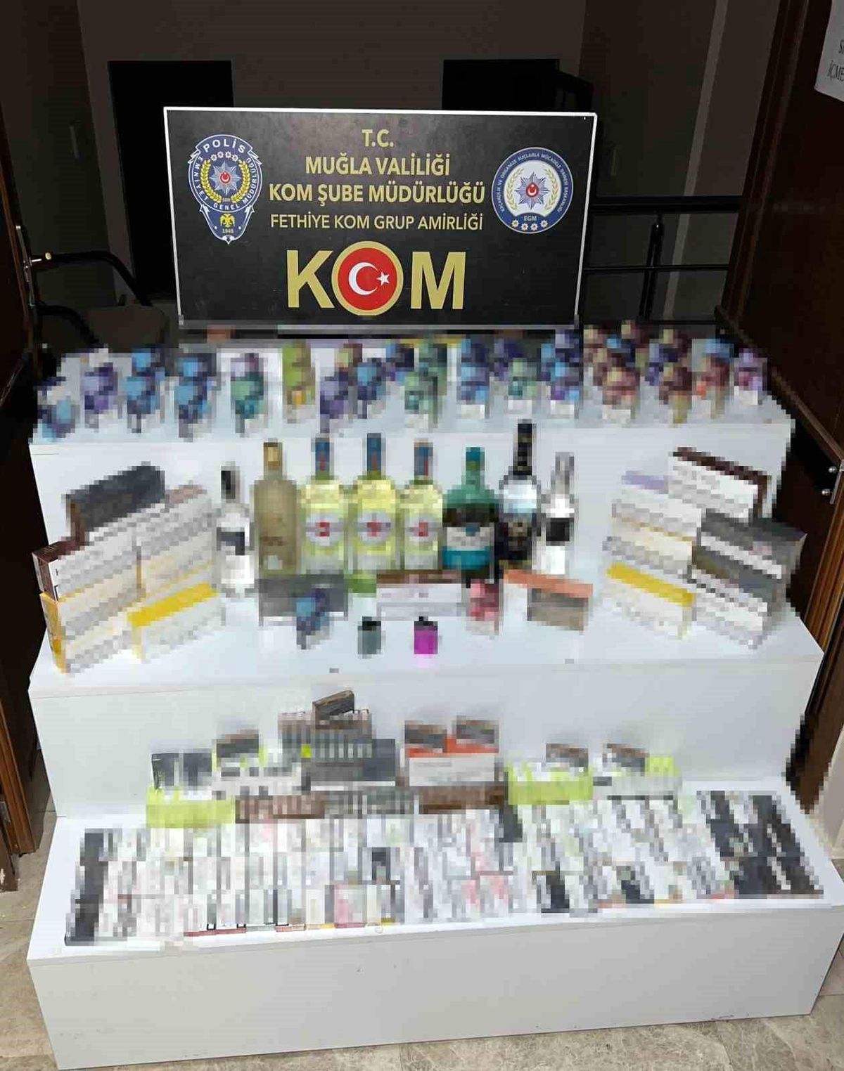 Fethiye'de KOM ekipleri kaçakçılığa geçit vermedi