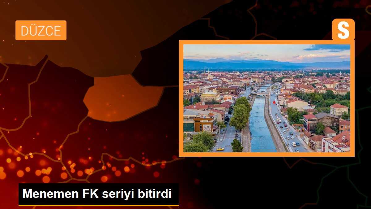 Menemen FK seriyi bitirdi