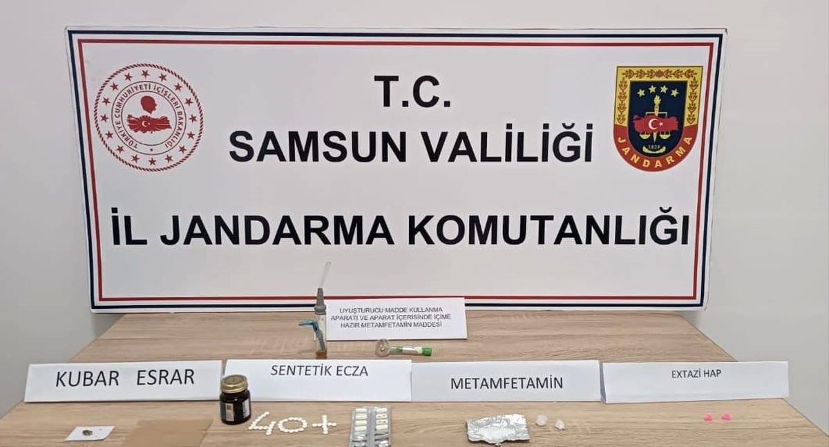 Samsun'da uyuşturucu operasyonu: 2 gözaltı