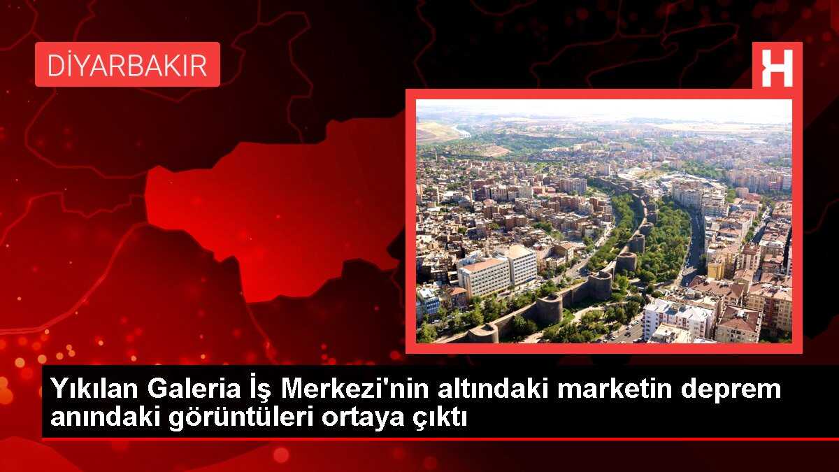 Yıkılan Galeria İş Merkezi'nin altındaki marketin deprem anındaki görüntüleri ortaya çıktı
