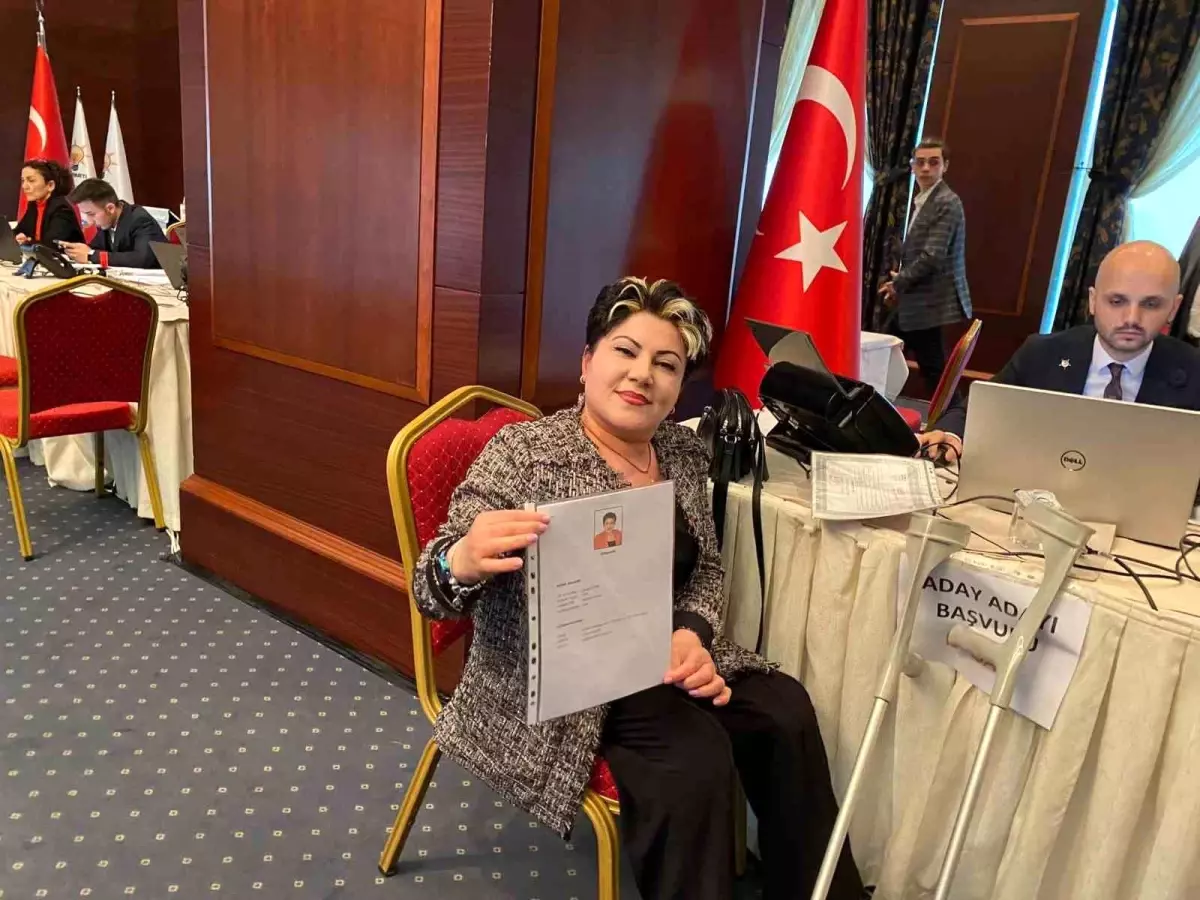 AK Parti engelli aday adayı başvurusunu yaptı