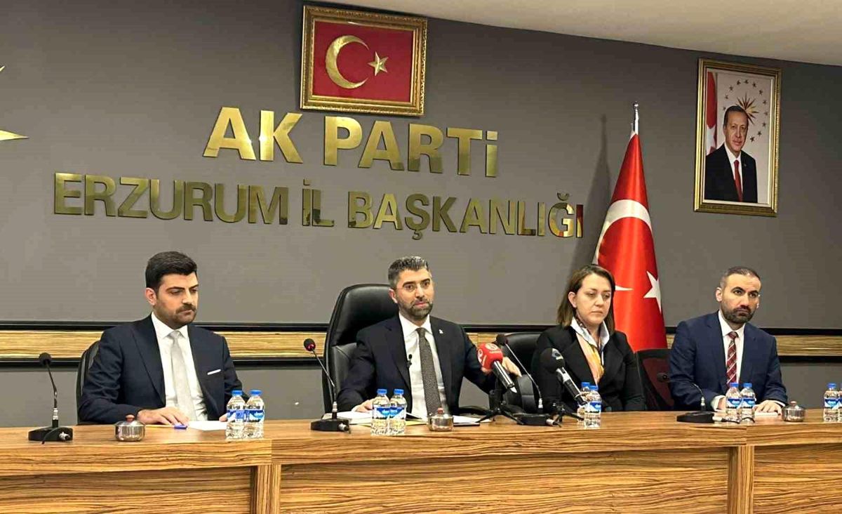 AK Parti Erzurum İl Başkanı İbrahim Küçükoğlu basın mensuplarıyla buluştu