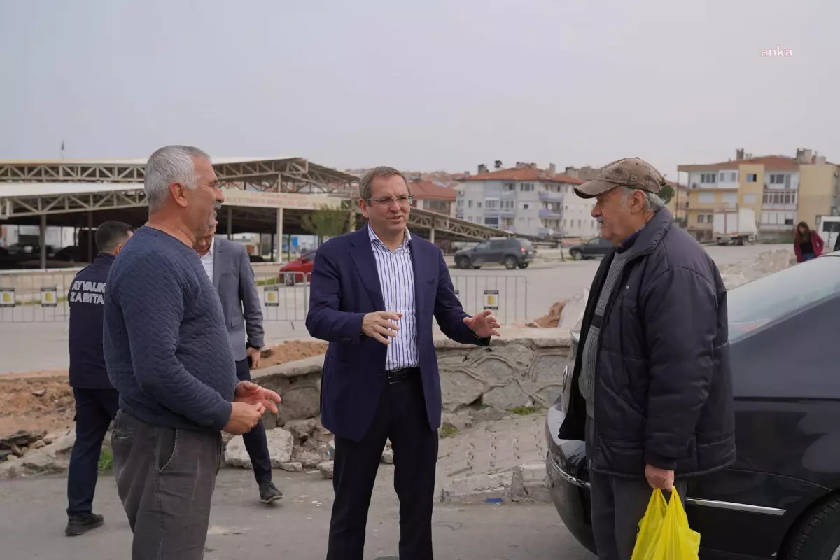 Ayvalık Belediyesi, Armutçuk Pazaryeri\'nde \'Akıllı Kavşak\' Uygulaması Başlatacak