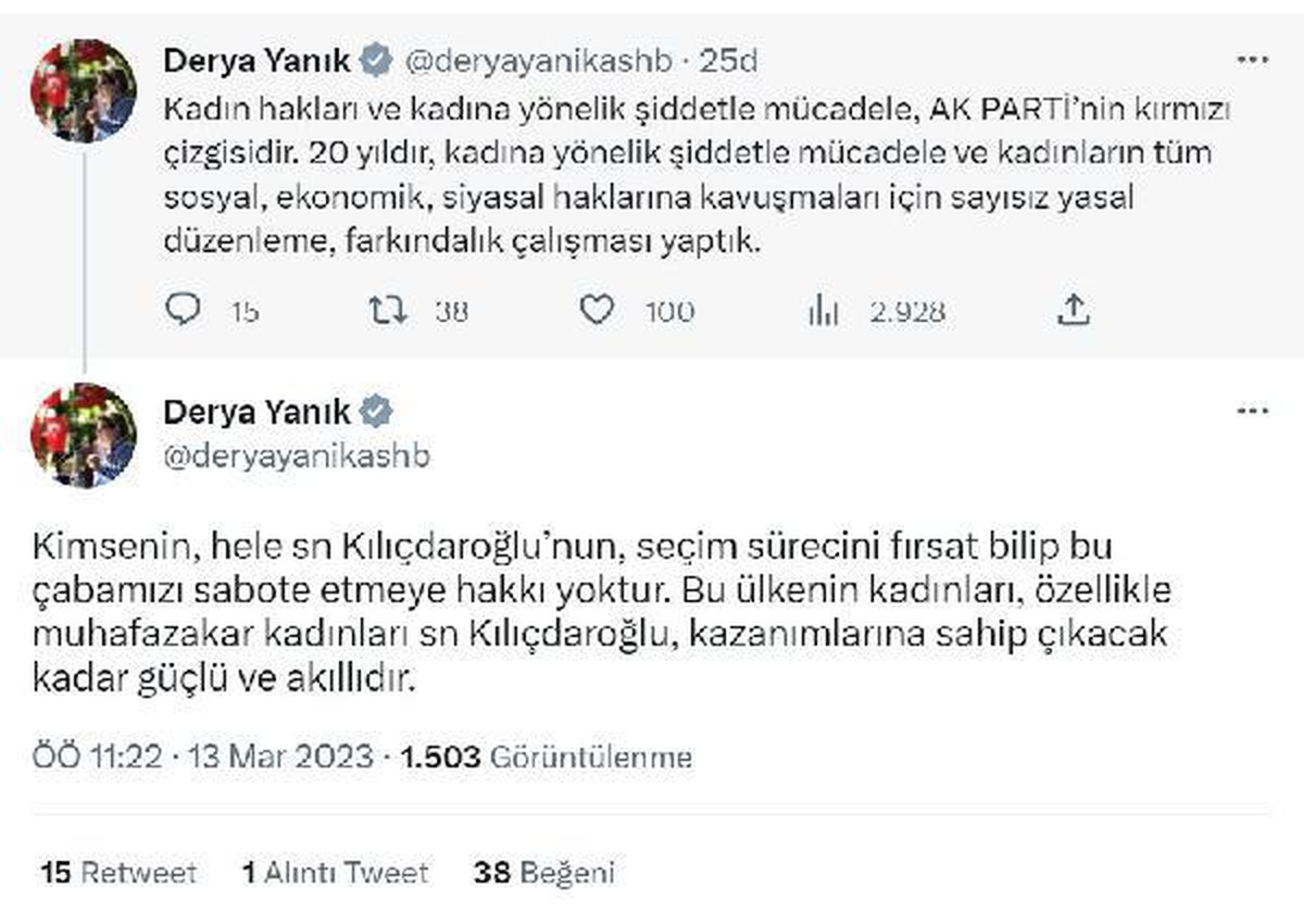 Bakan Yanık: 6284 sayılı Kanun\'un tartışmaya açılması dahi kabul edilemez