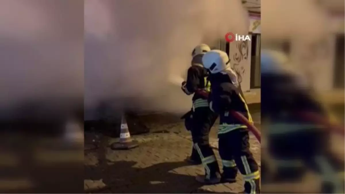 Dalaman\'da iş yeri yangınında kundaklama şüphesi