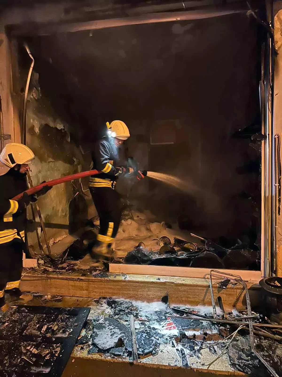 Dalaman\'da işyeri yangınına kundaklama şüphesi