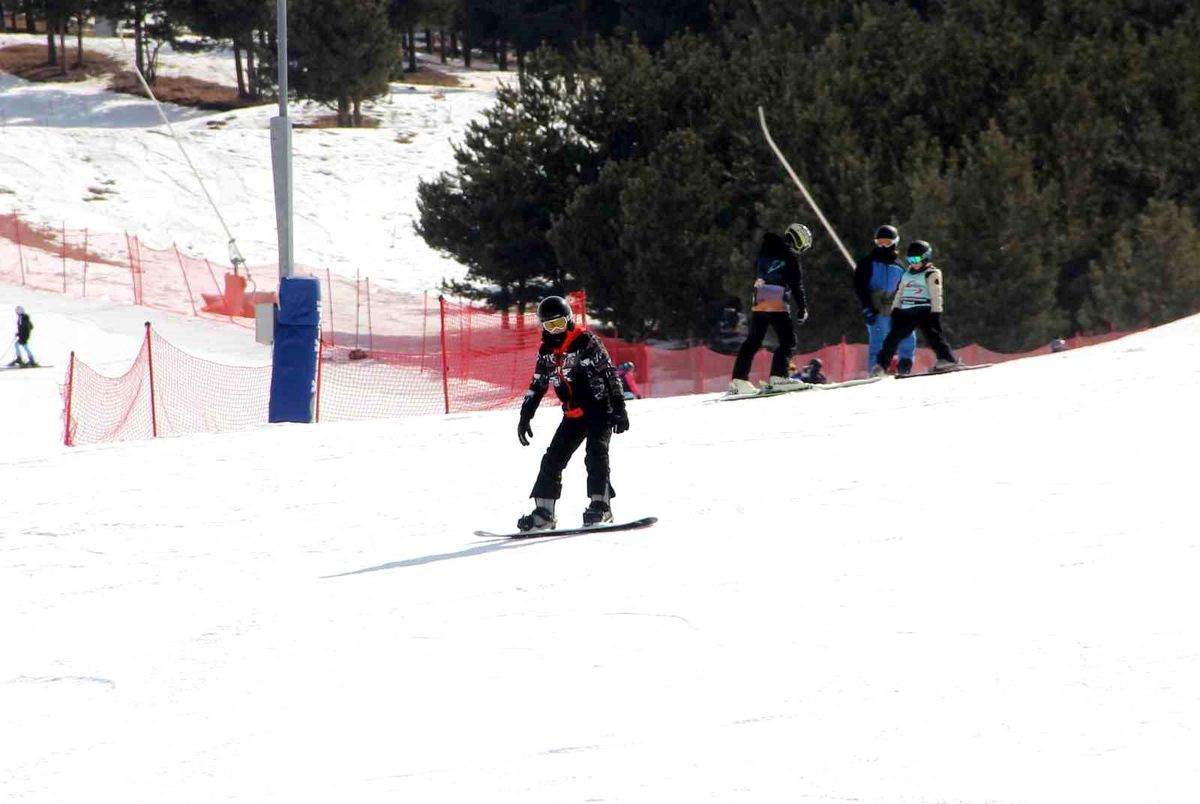 Palandöken'de kayak keyfi