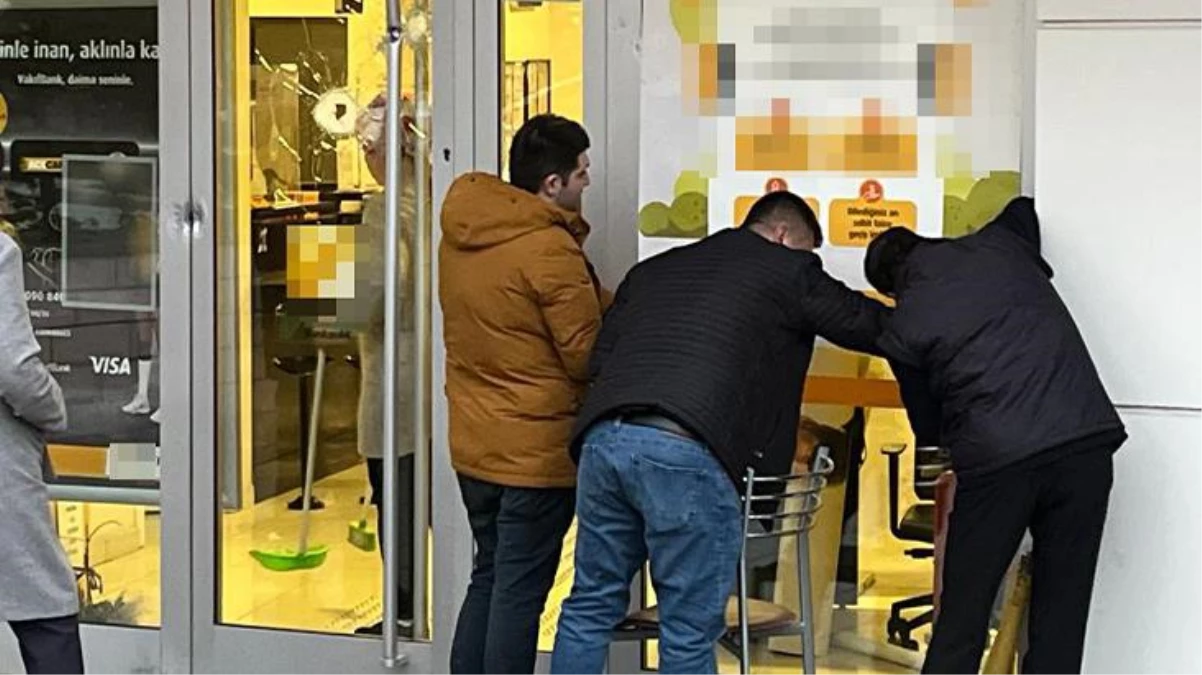 Ankara\'da bankaya silahlı saldırı: 1 görevli başından yaralandı