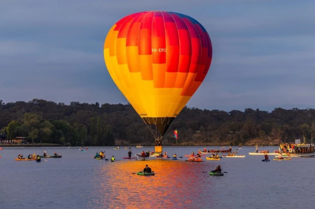 Avustralya'da Sıcak Hava Balonu Festivali Renkli Görüntülere Sahne Oldu