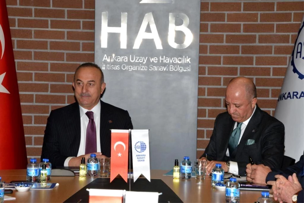 Bakan Çavuşoğlu, ASO Yönetim Kurulu Toplantısı\'na katıldı