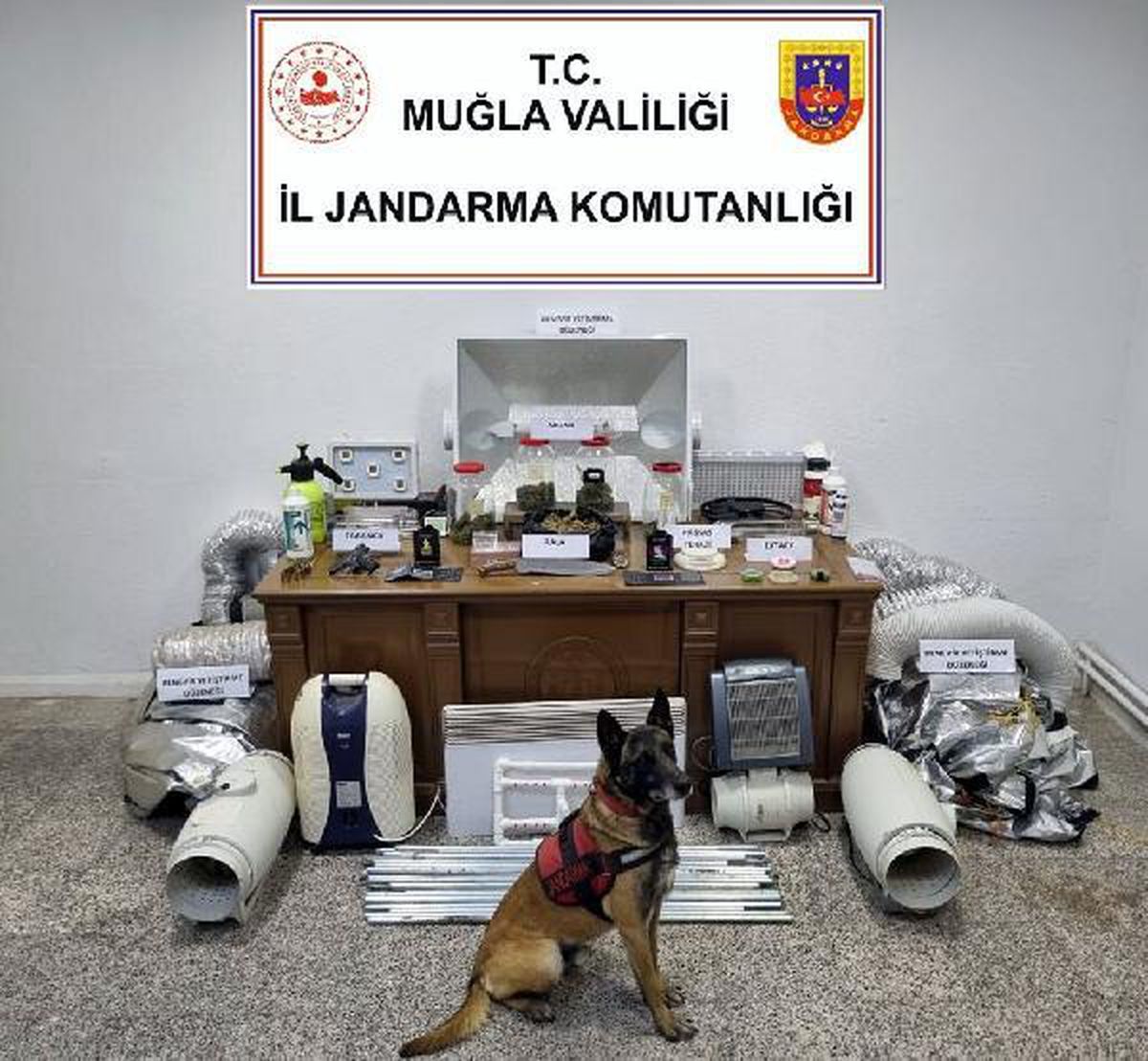 Evini uyuşturucu imalathanesine çeviren şüpheliye gözaltı