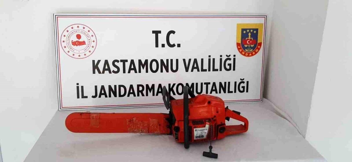 Girdiği evden motorlu testere çalan şahıs JASAT\'tan kaçamadı
