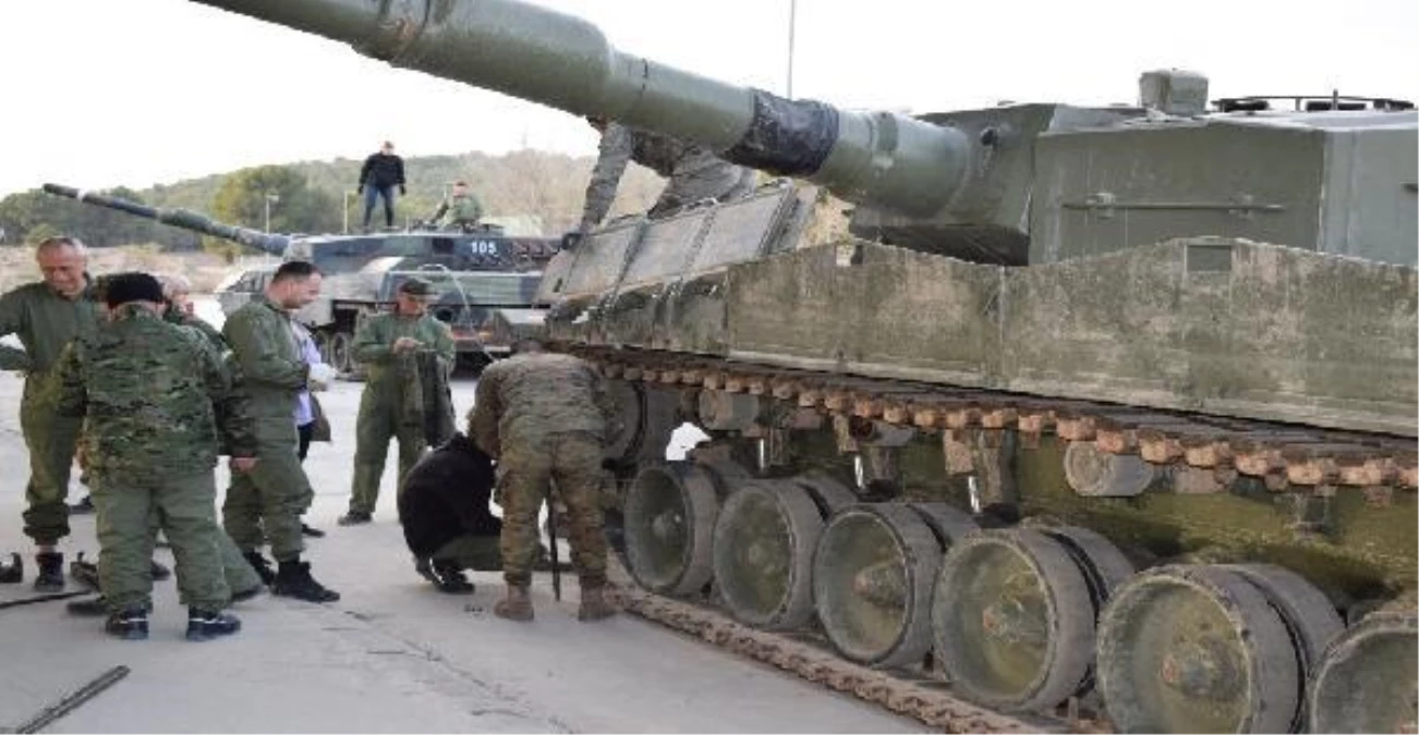 İspanya\'da Ukraynalı askerlerin tank eğitimi bu hafta bitiyor