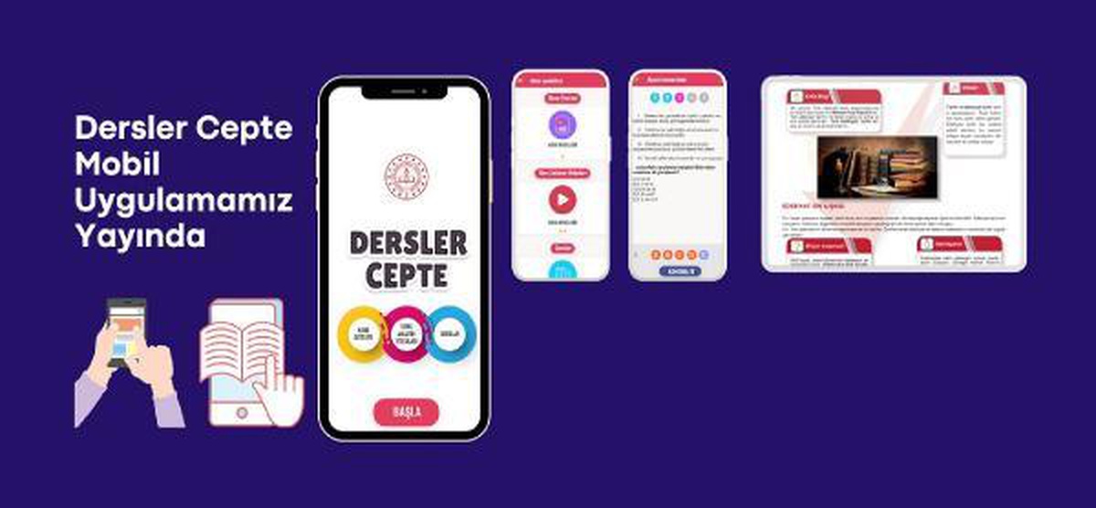 Lise öğrencileri için \'Dersler Cepte\' mobil uygulaması