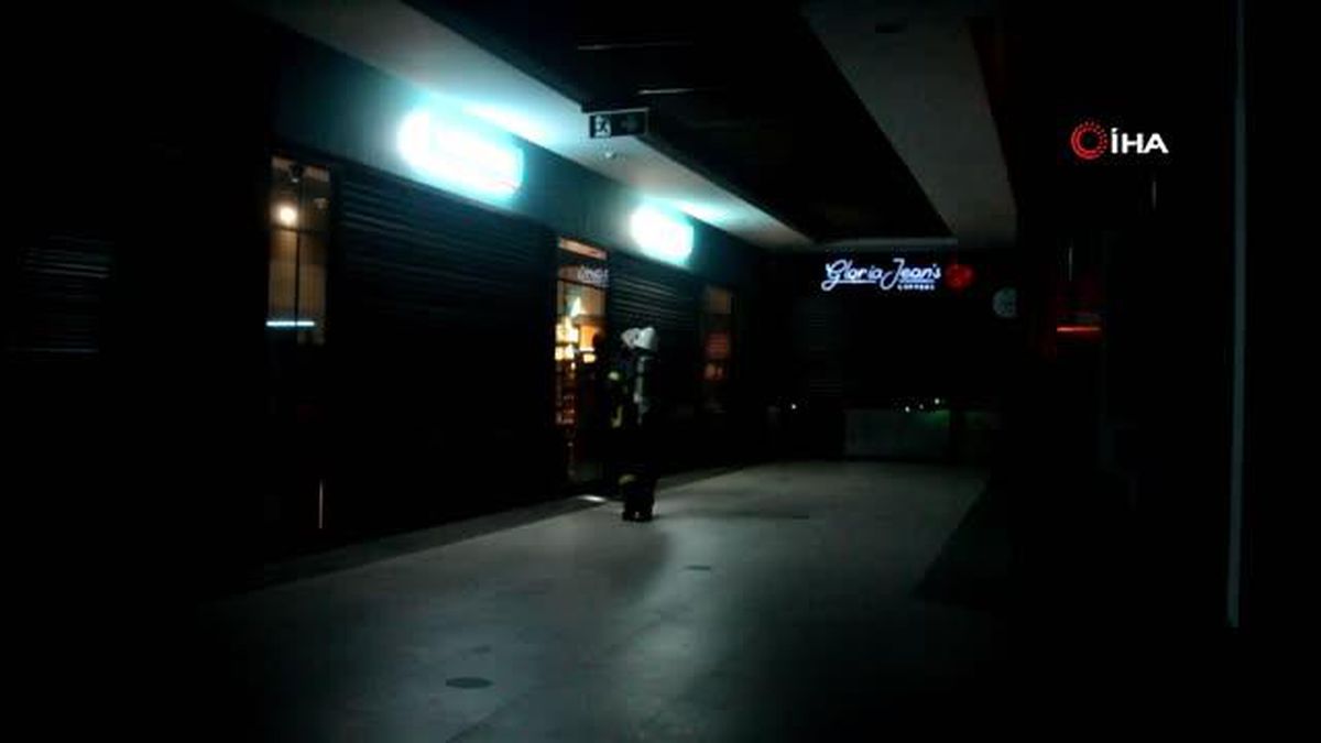 Ordu'da alışveriş merkezinde termosifon yangın çıkardı