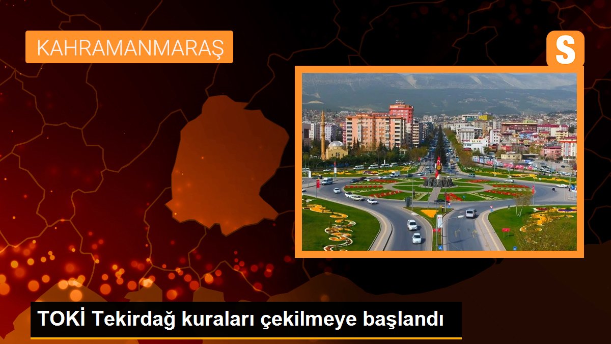 TOKİ Tekirdağ kuraları çekilmeye başlandı