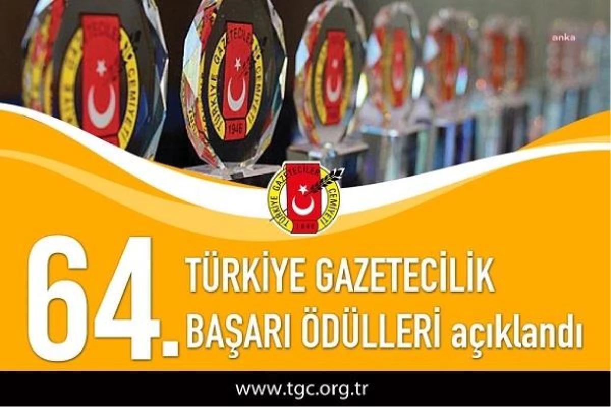 Türkiye Gazeteciler Cemiyeti\'nin \'2022 Türkiye Gazetecilik Başarı Ödülleri\'ni Kazananlar Belli Oldu