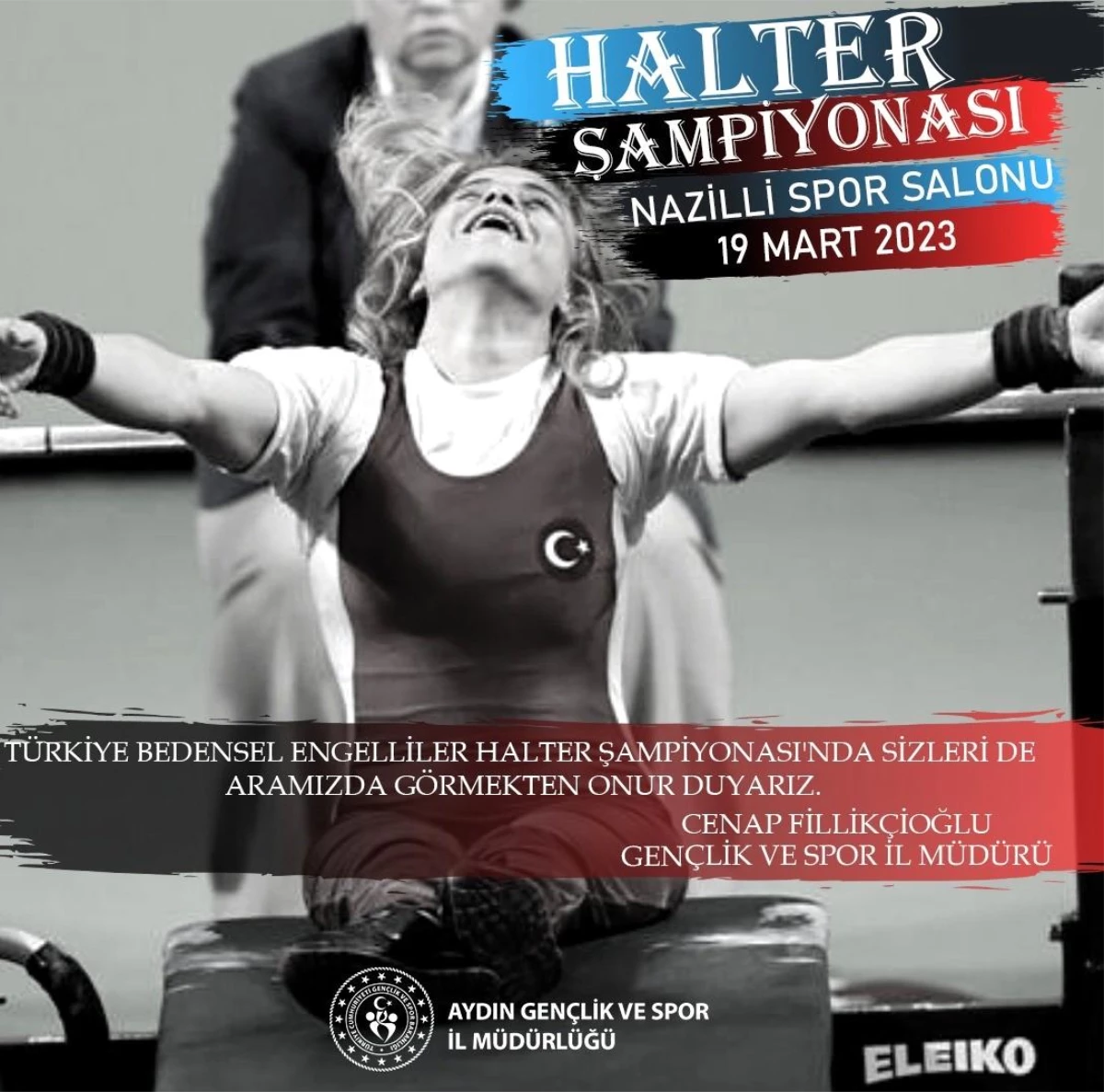 Bedensel Engelliler Halter Türkiye Şampiyonası Aydın\'da başlıyor