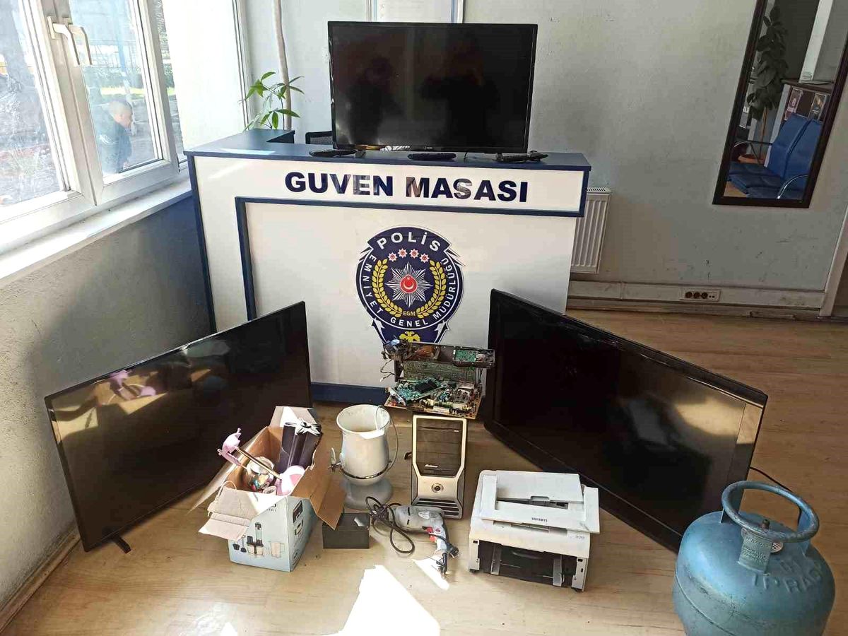 Evden televizyon ve akü çalan şahıslar JASAT\'tan kaçamadı: 2 gözaltı