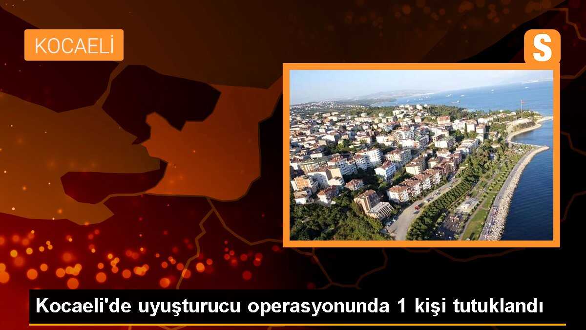 Kocaeli\'de uyuşturucu operasyonunda 1 kişi tutuklandı