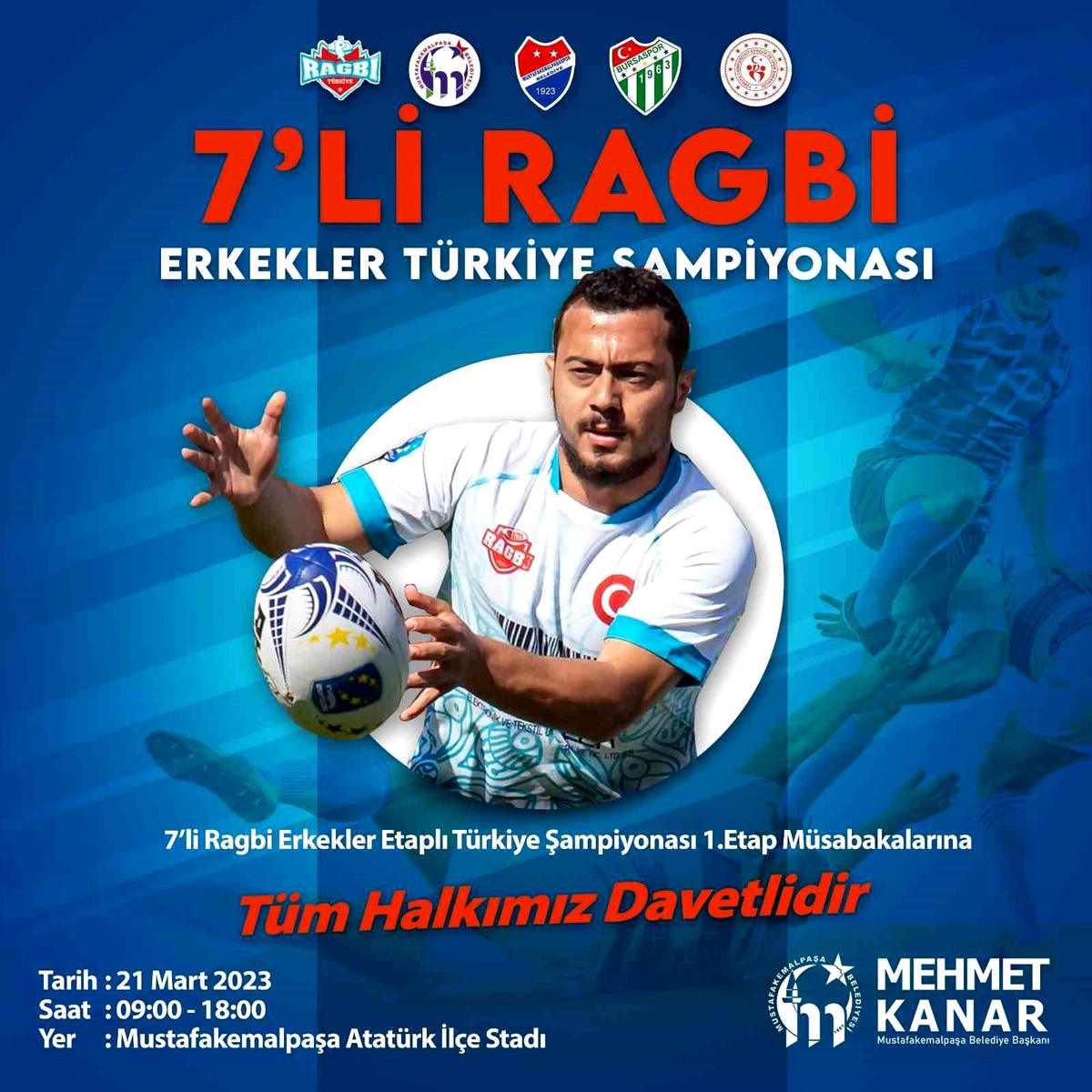 Ragbi Şampiyonası ilk etabı Mustafakemalpaşa\'da düzenleniyor
