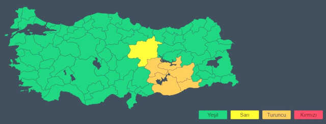 Sel, fırtına, kuvvetli yağış! Meteoroloji'den 7 il için sarı ve turuncu kodlu uyarı