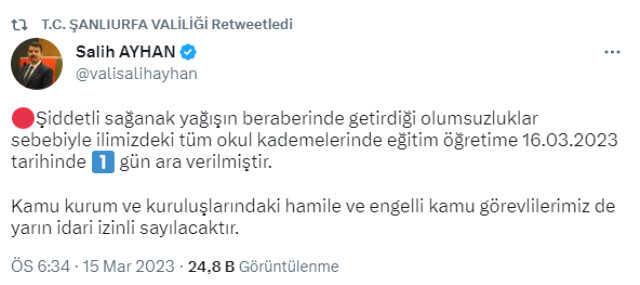 Son Dakika: Şanlıurfa ve Adıyaman'daki sel felaketinde hayatını kaybedenlerin sayısı 14'e yükseldi