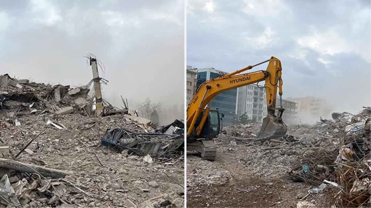 Diyarbakır\'da 89 kişinin hayatını kaybettiği Galeria İş Merkezi bir dokunuşla yıkıldı