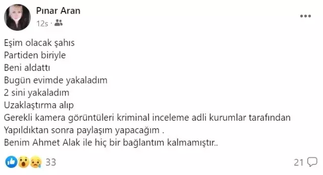 İYİ Parti'yi sarsan yasak aşk iddiası! Sosyal medyadan paylaştı, ikisi de istifa etti