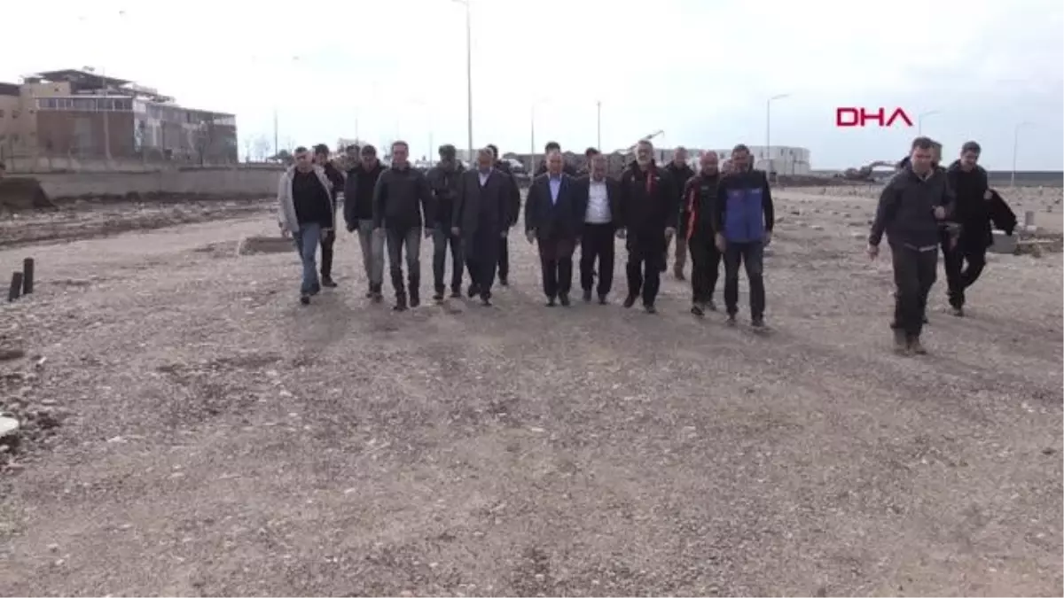 BAKAN BOZDAĞ, KURULACAK OLAN KONTEYNER KENTİ İNCELEDİ