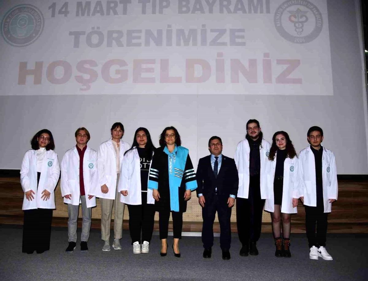 BAÜN\'de Tıp öğrencileri beyaz önlük giydi